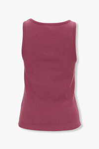 BERRY Ribbed Knit Tank Top, image 3