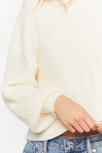 VANILLA Purl Knit Long-Sleeve Sweater, image 5