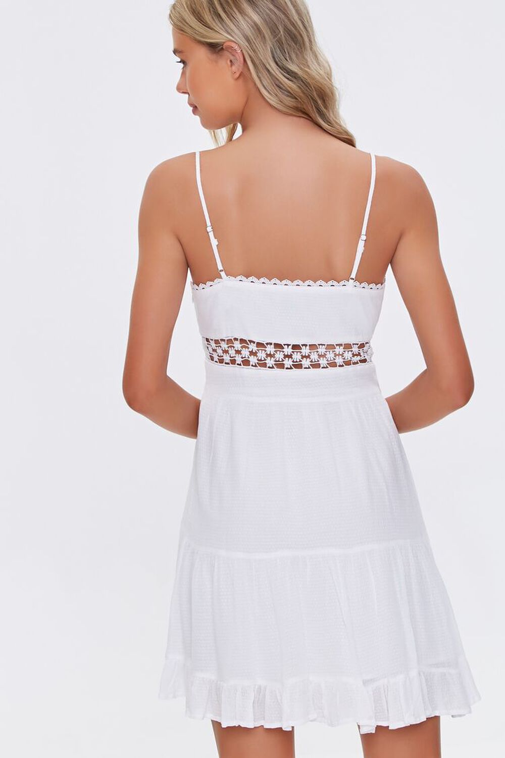 CREAM Lace-Trim Mini Dress, image 3