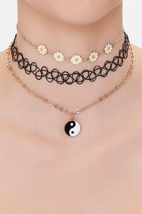 Yin Yang Choker Necklace Set, image 1