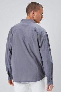 CHARCOAL Long-Sleeve Buttoned Shirt, image 3