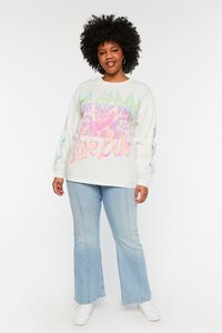 WHITE/MULTI Plus Size Def Leppard Long-Sleeve Graphic Tee, image 4