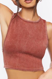 SIENNA Ribbed Knit Cropped Tank Top, image 5