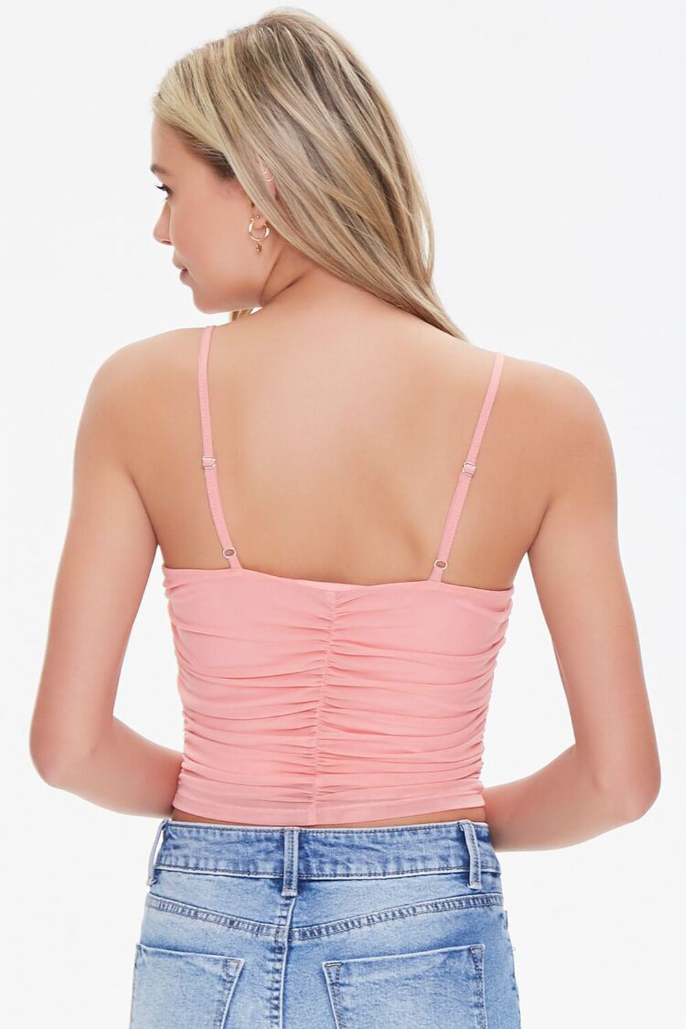 ROSE Ruched Cropped Cami, image 3