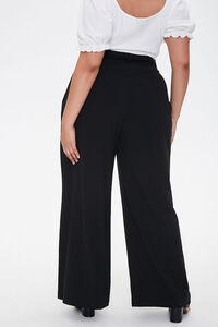 Plus Size Belted Wide-Leg Pants, image 4