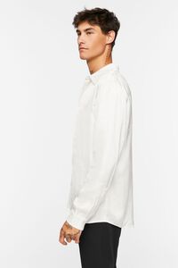 WHITE Satin Long-Sleeve Shirt, image 2