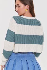 PATINA/CREAM Striped Raglan Sweater, image 3