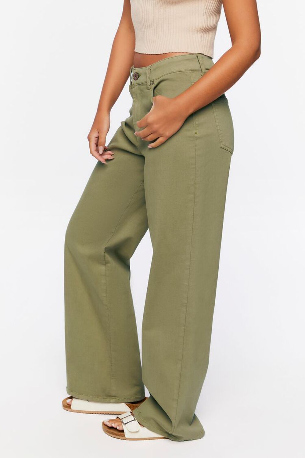 OLIVE High-Rise Wide-Leg Jeans, image 3