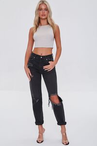 SANDSHELL Ribbed Knit Cropped Tank Top, image 4