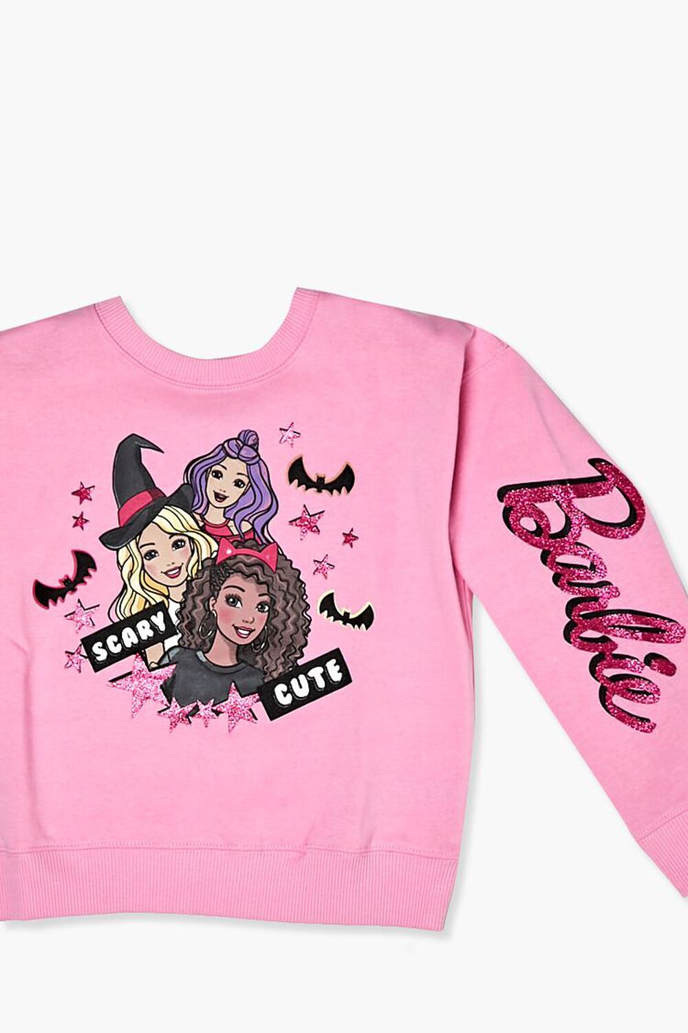 PINK/MULTI Girls Barbie Graphic Pullover (Kids), image 3