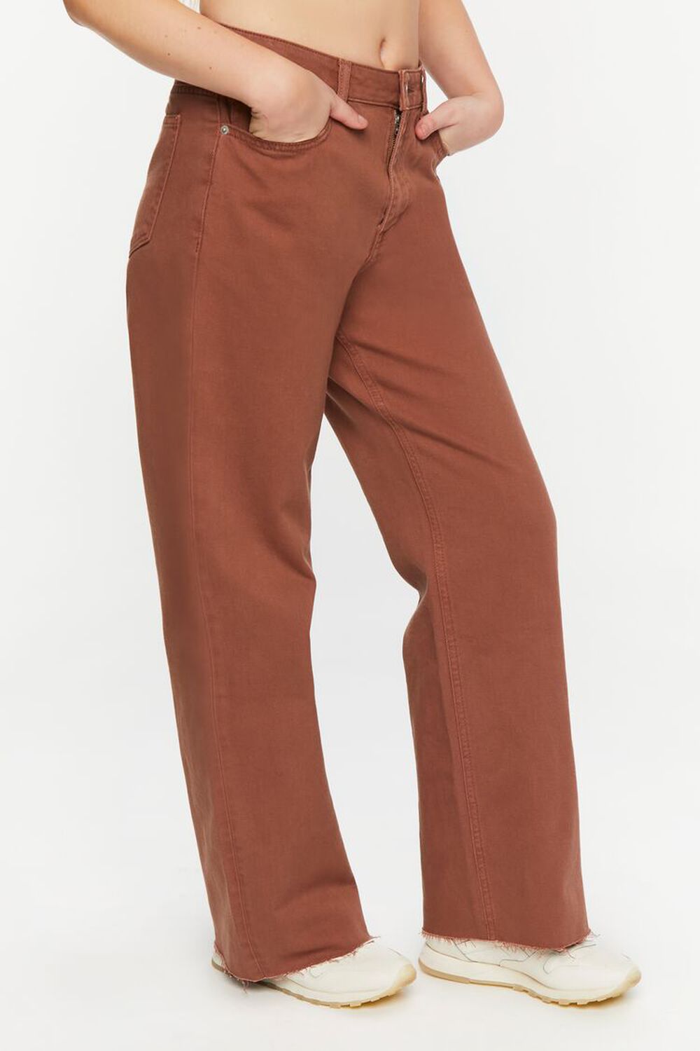 BROWN Recycled Cotton 90s-Fit High-Rise Jeans, image 3