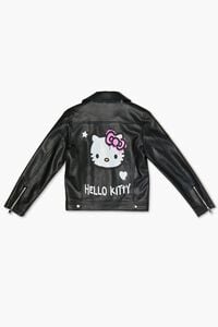 BLACK/MULTI Girls Hello Kitty & Friends Moto Jacket (Kids), image 2