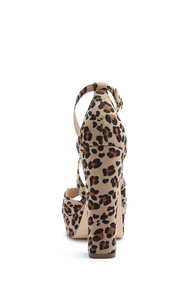Women's Boots Chunky Heels Elastic Over Kneel Leopard Crossdresser Shoes  Plus | eBay