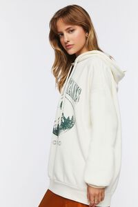 CREAM/GREEN Rocky Mountains Graphic Hoodie, image 6