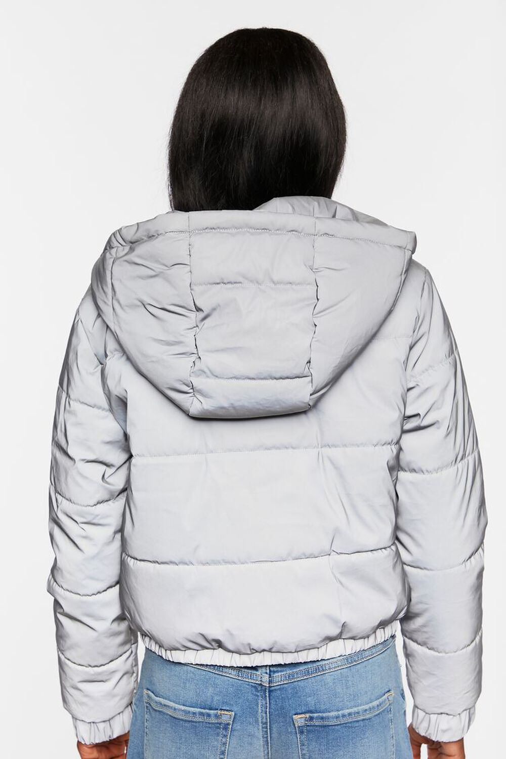 Reflective Hooded Puffer Jacket, image 3