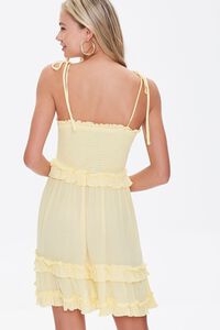 YELLOW Ruffle-Trim Cami Dress, image 3