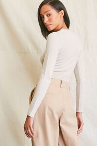 SAND Sweater-Knit Asymmetrical Top, image 3