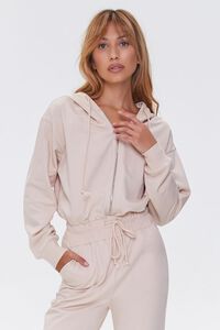 SAND Hooded French Terry Jumpsuit, image 4