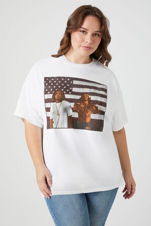 Forever 21 FOREVER 21+ Plus Size Boston Band Tee