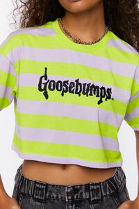 GREEN/MULTI Goosebumps Graphic Cropped Tee, image 6