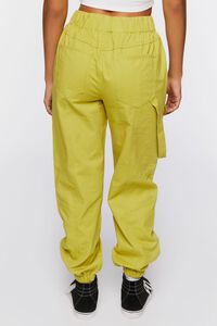HERBAL GREEN Twill Cargo Joggers, image 4