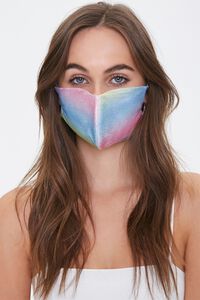 PINK/MULTI Colorblock Wash Face Mask, image 1