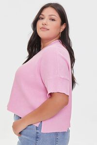PINK Plus Size High-Low Tee, image 2
