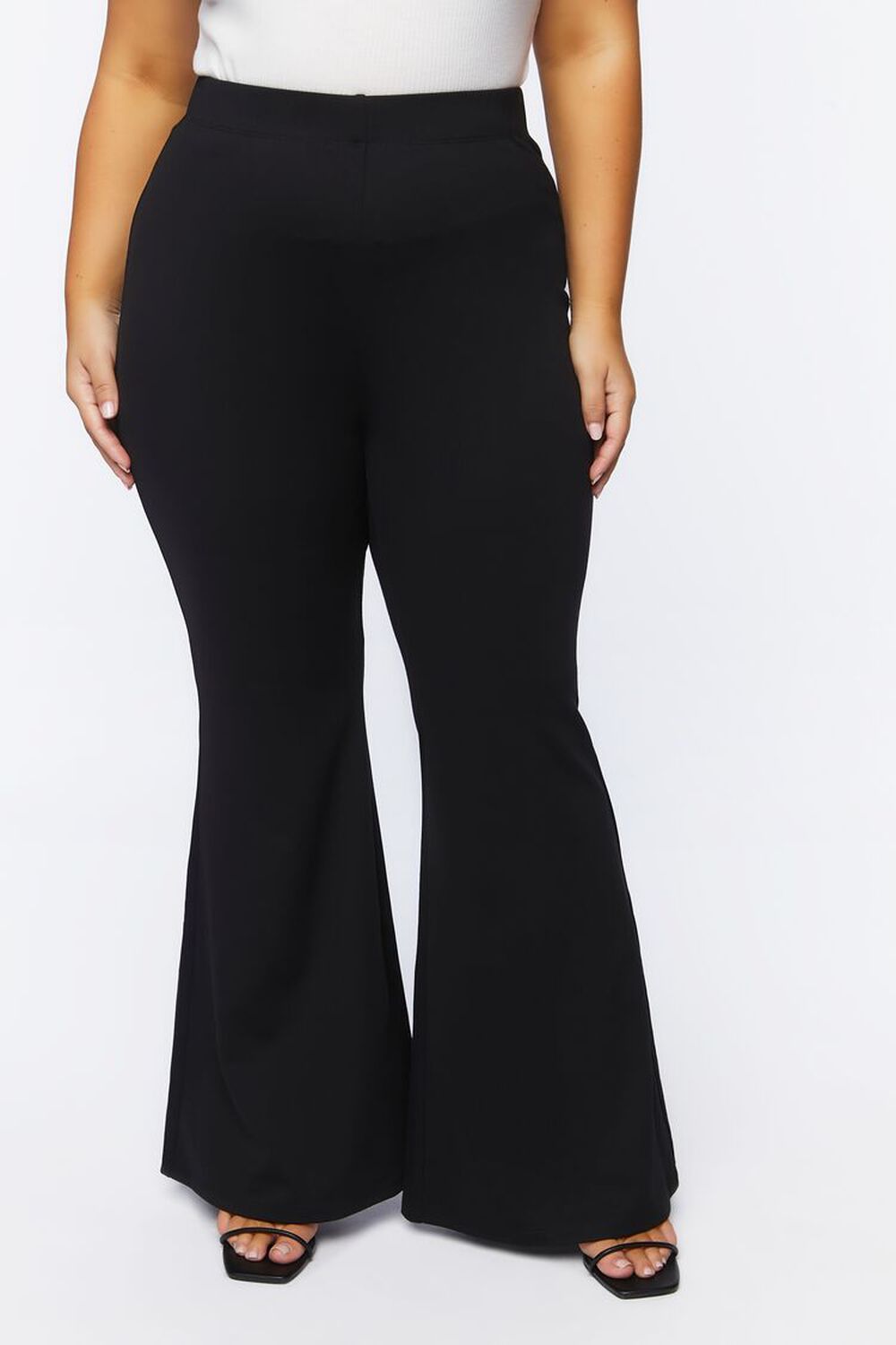 Plus Size High-Rise Flare Pants, image 2