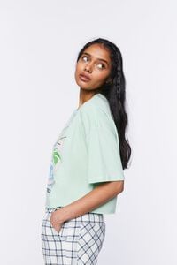 MINT/MULTI Wham Cropped Graphic Tee, image 2