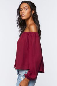 RUST Chiffon Off-the-Shoulder Top, image 3