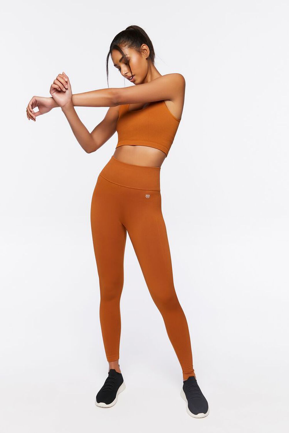 TOFFEE Active Seamless High-Rise Leggings, image 1