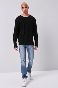 BLACK Henley Thermal Top, image 4