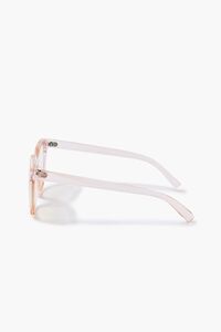 PINK/CLEAR Transparent Reader Glasses, image 3