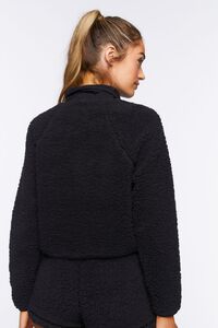 BLACK Active Faux Shearling Pullover, image 4