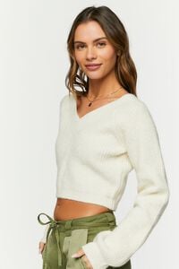 VANILLA V-Neck Cropped Sweater, image 2