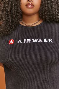 CHARCOAL/MULTI Plus Size Embroidered Airwalk Tee, image 5