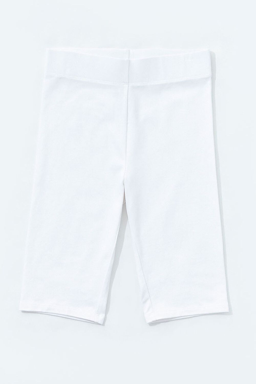 WHITE 11-Inch High-Rise Biker Shorts, image 1