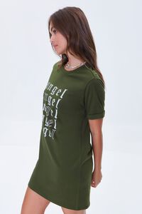 OLIVE Angel Graphic T-Shirt Dress, image 3