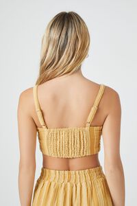 GOLDENROD Striped Cropped Cami, image 3