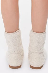 CREAM Faux Shearling Slip-On Booties, image 3