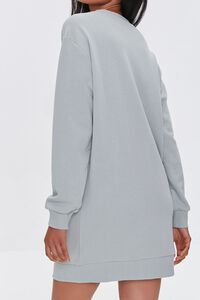 MINT French Terry Sweatshirt Mini Dress, image 3