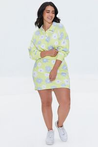 YELLOW/MULTI Plus Size Floral Print Pullover, image 5