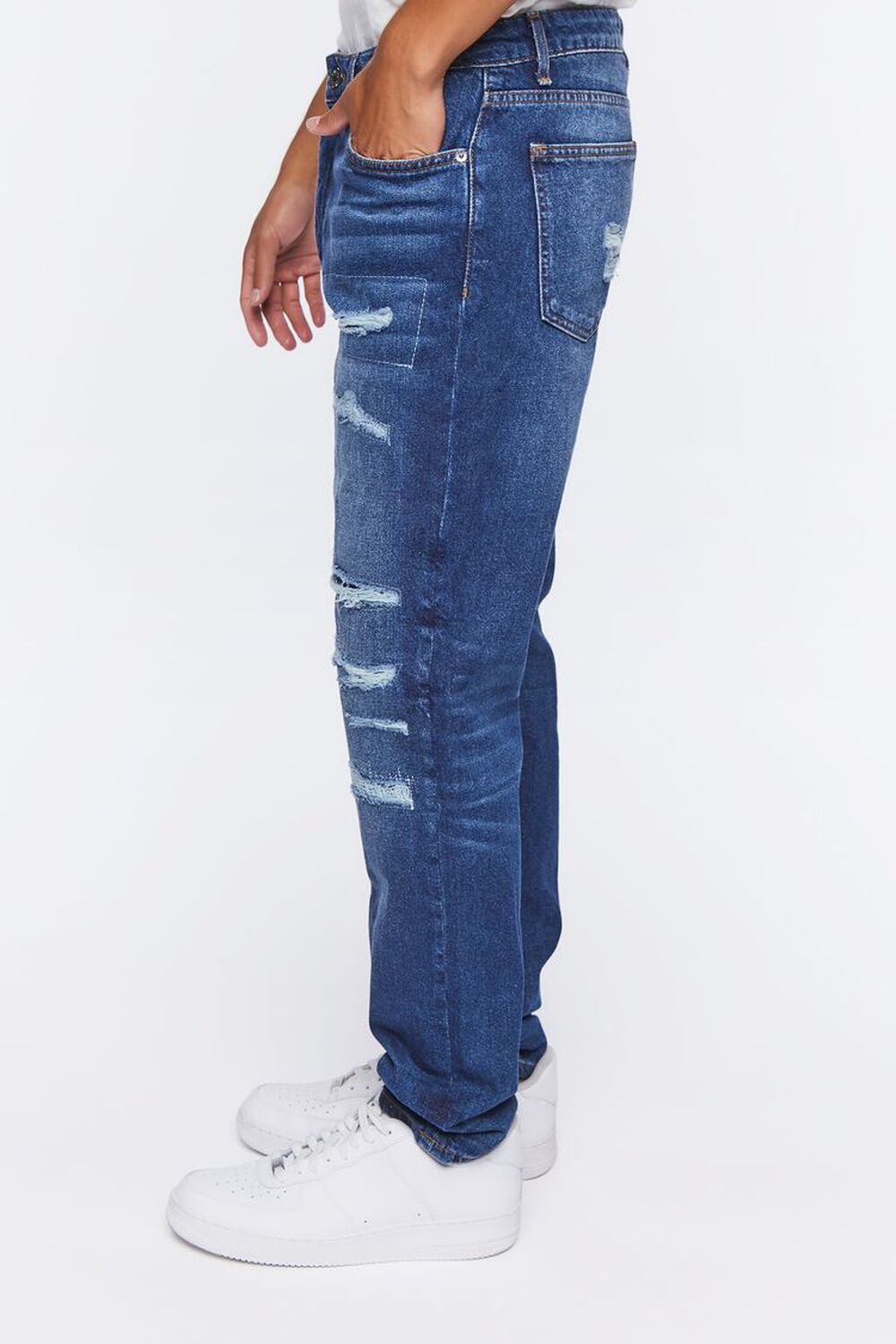 Distressed Slim-Fit Jeans, image 3