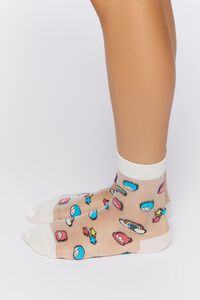 CREAM/MULTI Hello Kitty & Friends Little Twin Stars Socks, image 2