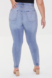 DARK DENIM Plus Size Skinny Uplyfter Jeans, image 4