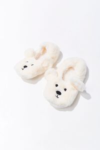 Plush Polar Bear Indoor Slippers, image 1