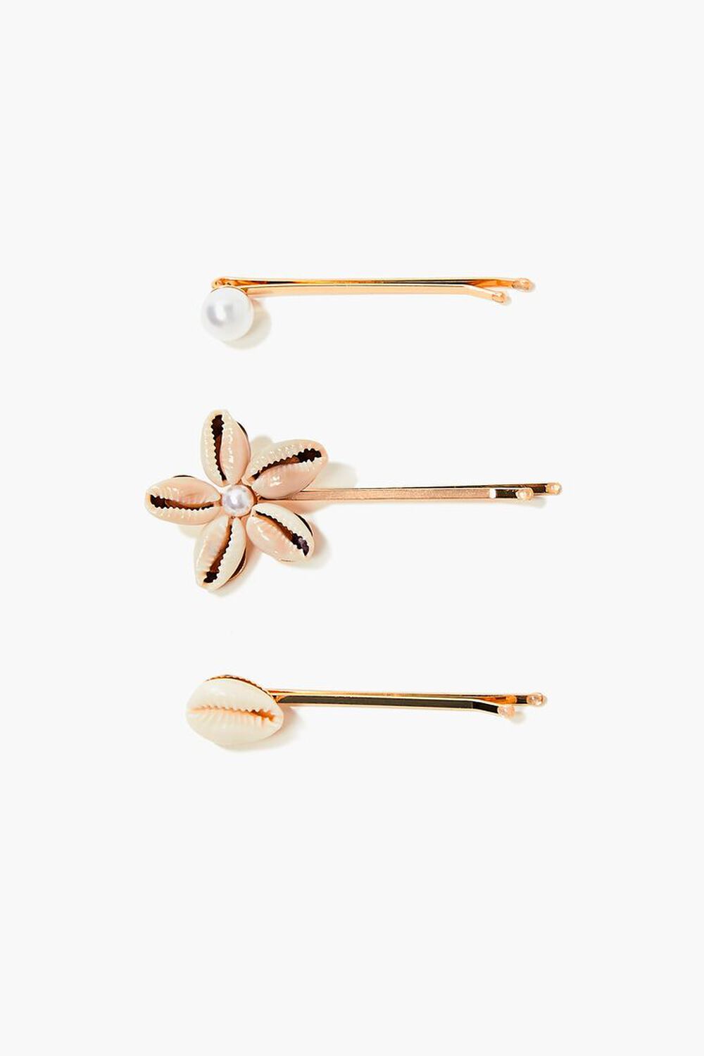 Cowrie Shell Bobby Pin Set, image 2