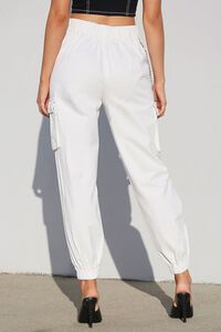 IVORY Londyn Curb Chain Cargo Pants, image 4