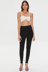 Ruched Sweetheart Cropped Cami, image 4