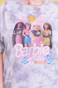 GREY/MULTI Plus Size Malibu Barbie™ Tie-Dye Tee, image 5